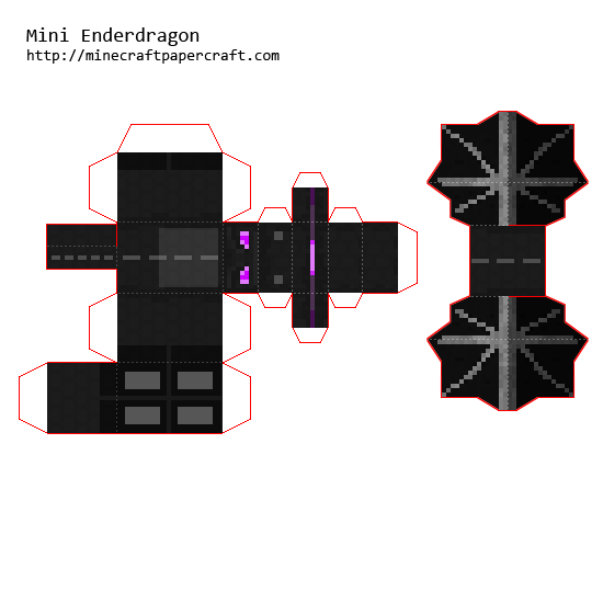 I design mob made  Enderman  Papercraft minecraft  minecraft of the website new papercraft â€œThe